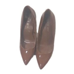 NINE WEST BROWN PUMPS SIZE 6 1/2M
